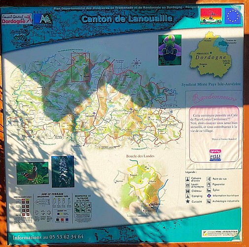 SARLANDE-Boucle des Landes-panneau d'appel