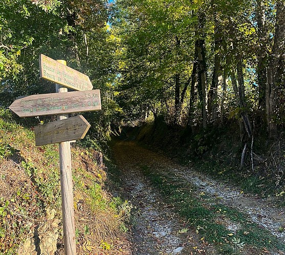 CLERMONT-D'EXCIDEUIL-Boucle du Noyer-Chemin-Signalétique