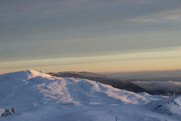 Sneeuwschoenwandeling: van Bergers naar Crêt de la Neige_Crozet