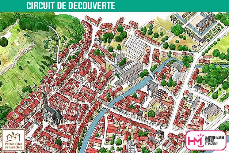 Plan du circuit de visite de Joinville