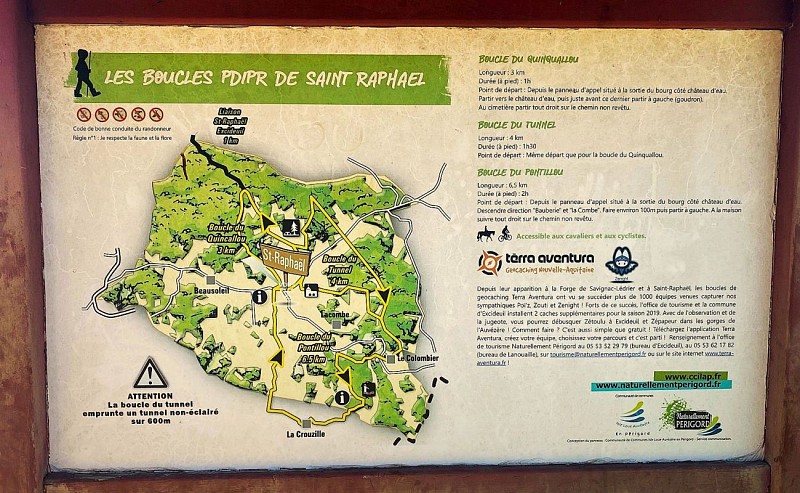 SAINT-RAPHAEL-Boucle du Tunnel-Panneau d'info 2