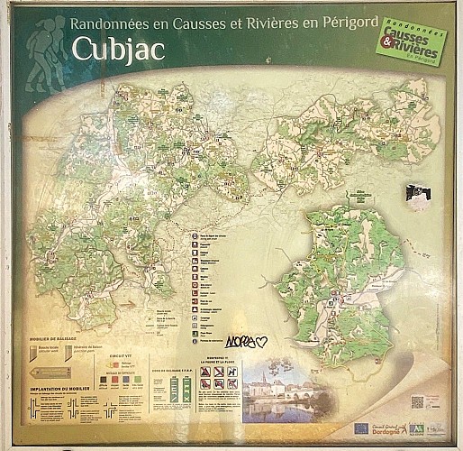 CUBJAC-Boucle de Lambaudie-Panneau d'appel