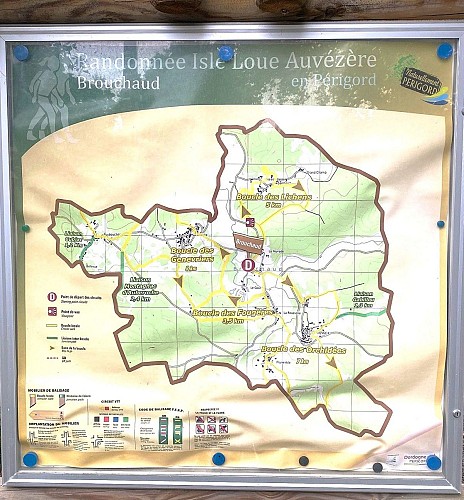 BROUCHAUD-Boucle des Lichens-Panneau d'appel