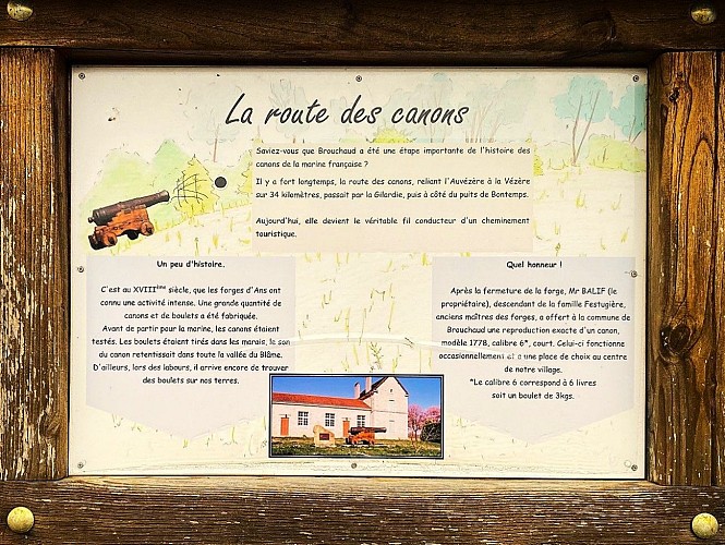 BROUCHAUD-Boucle des Genevriers-Panneau d'ino Canon