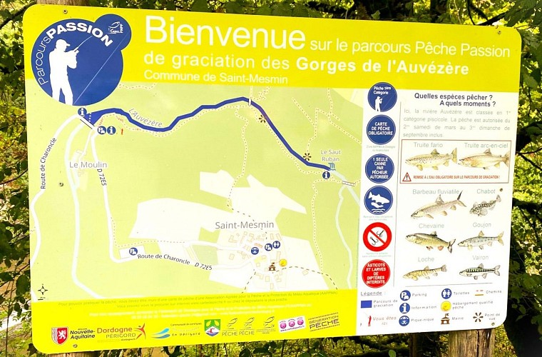 SAINT-MESMIN-Boucle de Gabourat-Info Pêche