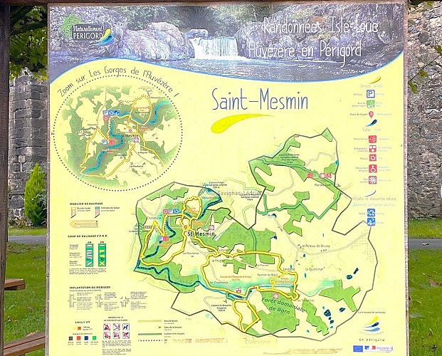 SAINT-MESMIN-Boucle de Gabourat-Panneau d'appel