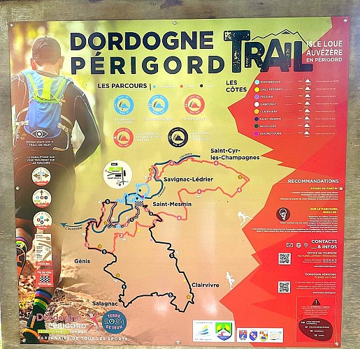 SAINT-MESMIN-Boucle de Gabourat-Panneau Trail