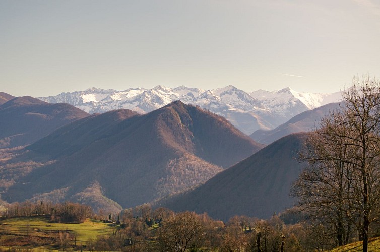 Vue depuis le col de Catchaudege