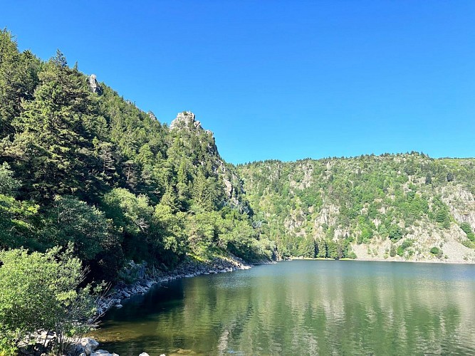 Wanderung - von lac Blanc nach lac Noir (hin und zurück)
