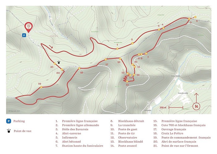 Circuit de mémoire de la Cote 766