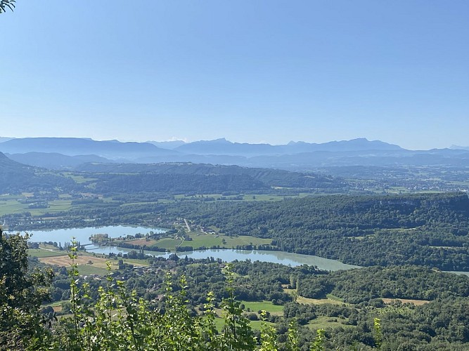 Vue depuis la Croix Saint Clair à Izieu