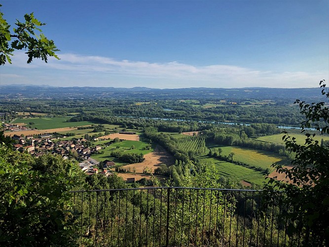 Vue sur le Rhône
