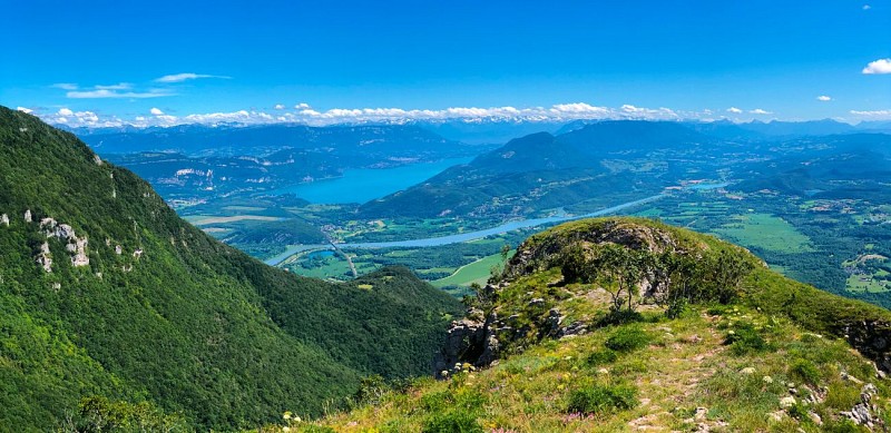 Montée du Grand Colombier depuis Munet