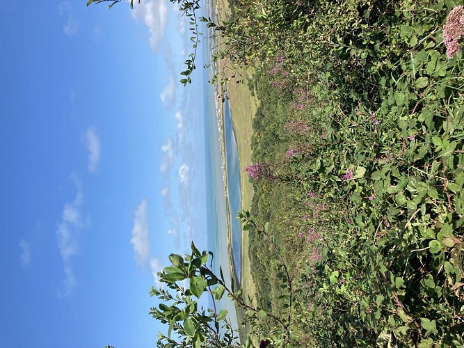 Vue depuis le nouveau belvédère des Noires Mottes