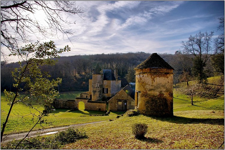 PROISSANS_Dordogne_-_Manoir_du_Cluzeau_et_pigeonnier