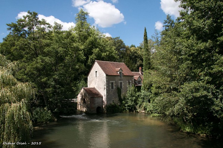Le Moulin de Dorceau, sur l'Huisne