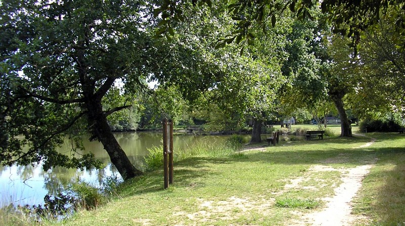 Les rives du lac des Carolins