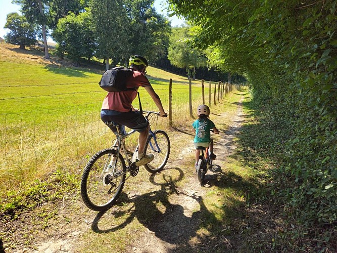 Mountain bike trail - Malseroud marsh and pond_Les Abrets en Dauphiné