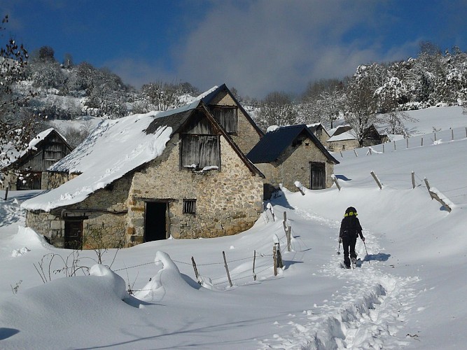 Sarrat Balagué en hiver