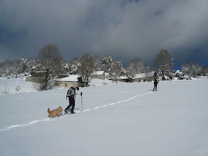 Sarrat Balagué en hiver