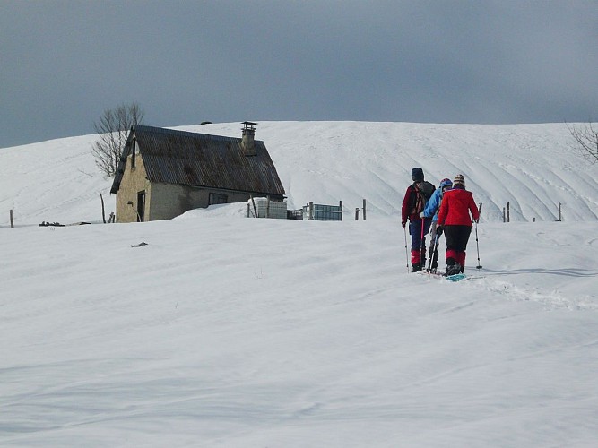 Cornudère en hiver