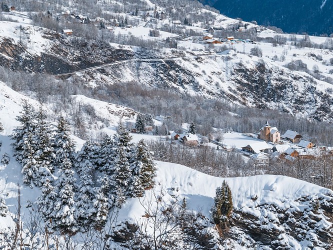 Au coeur du village de Villarembert