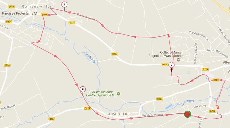 Nordic Walking trail - Romanswiller