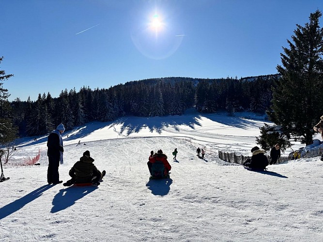 Pedestrian route - from the Col du Calvaire to the Lac Blanc