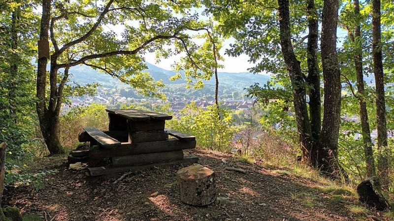 Tobelfels - Point de vue sur Masevaux-Niederbruck