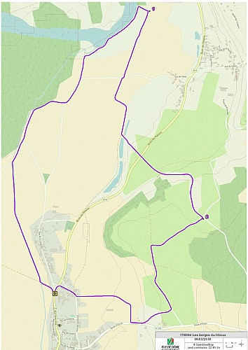 Les berges du Litroux (carte)