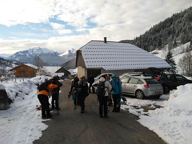 Départ du hameau "Le bois"