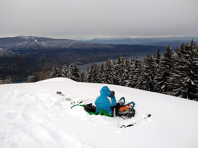 Vue sur le lac d'Annecy