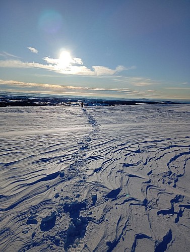 Devant le refuge du Merdançon