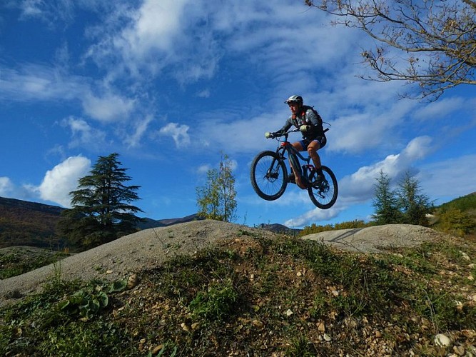 On se fait plaisir sur le parcours de bosses !