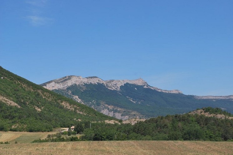 Vue sur le rocher de Beaumont