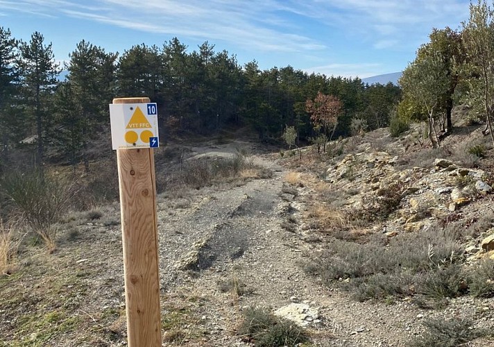 Sentier balisé