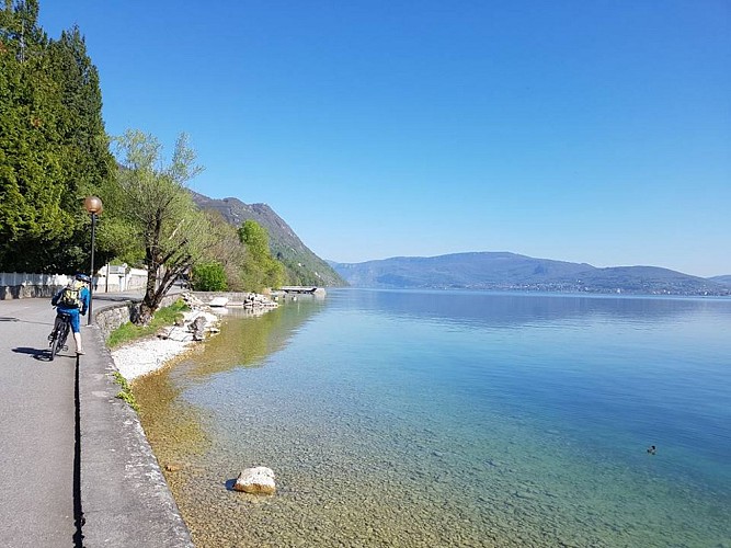 Fietsroute: Verbinding tussen Le Bourget du Lac en Yenne