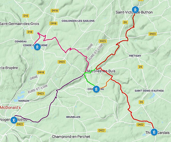 Les Traversées Percheronnes au départ de Coudreceau