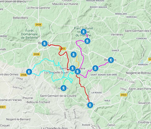 Les Traversées Percheronnes au départ de Saint-Cyr-la-Roière
