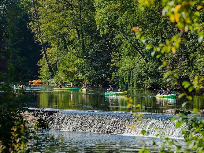 Navigation en canoë-kayak en Suisse Normande
