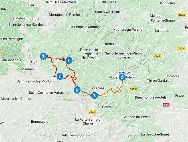 Les Traversées Percheronnes au départ de Saint-Germain-de-la-Coudre