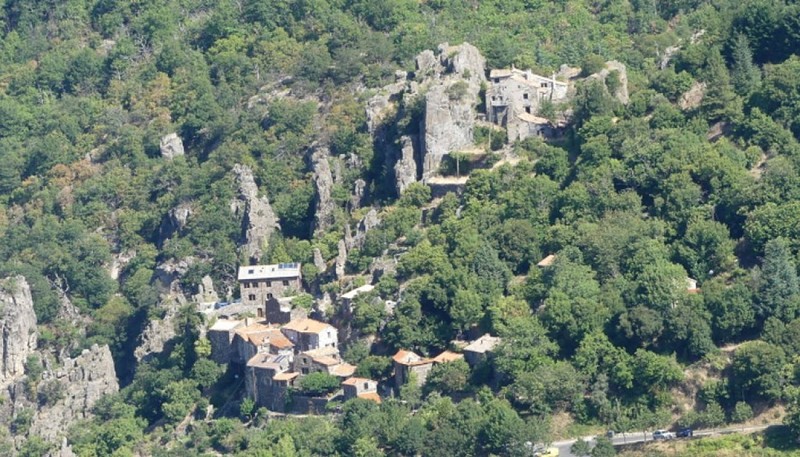 Les hameaux, le col de Mouzoules et le Bavezon_Aumessas
