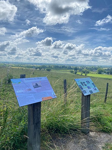 Vue sur la plaine de Saône