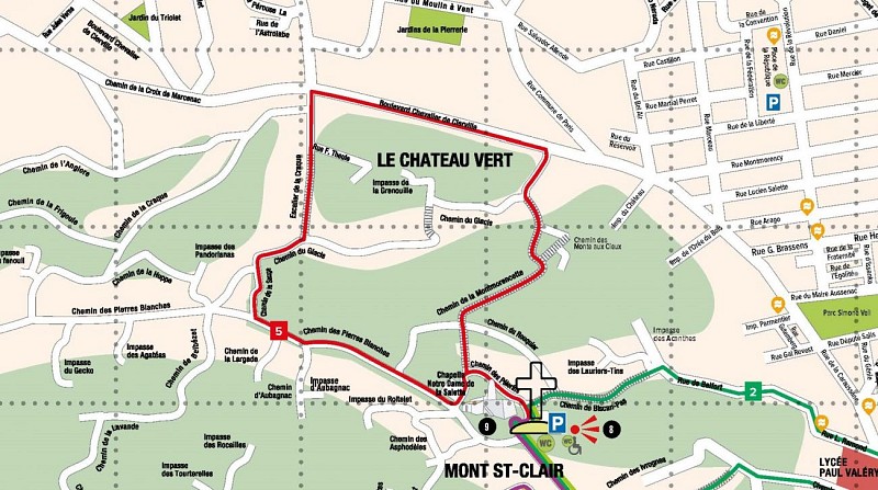 Circuit sur le chemin du chevalier de Clerville