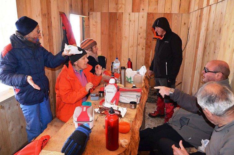 Repas dans la Cabane