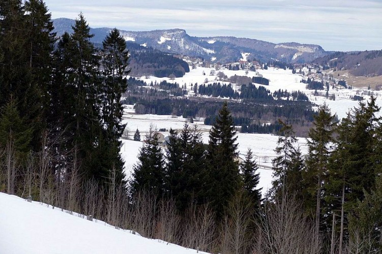 Gîte le grenier des Rousses (France) à la cabane Rochefort (Suisse)