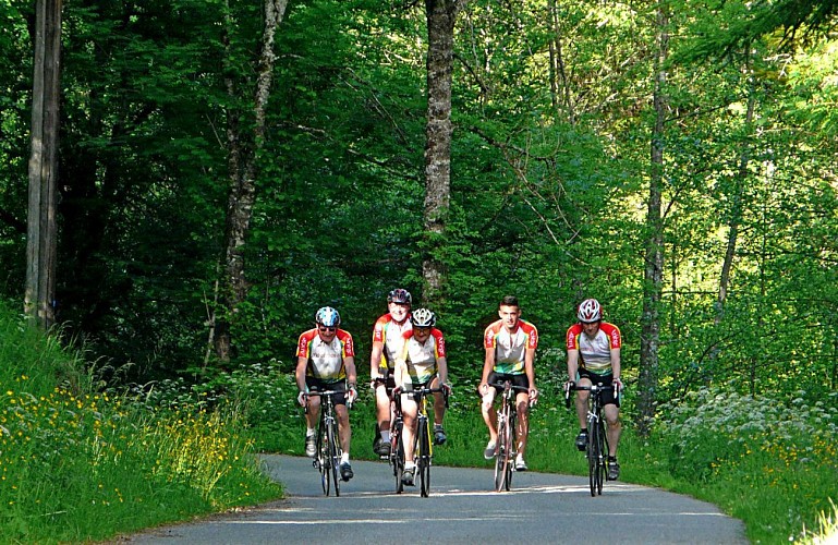 Cyclotourisme en Pyrénées Cathares circuit 30.kms 