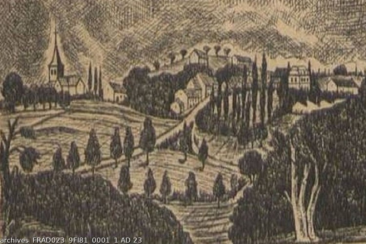 Circuit de randonnée : la promenade des peintres -  la Villeneuve