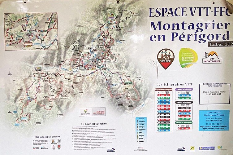 RIBERAC-Boucle de Ribérac-Panneau d'appel 2