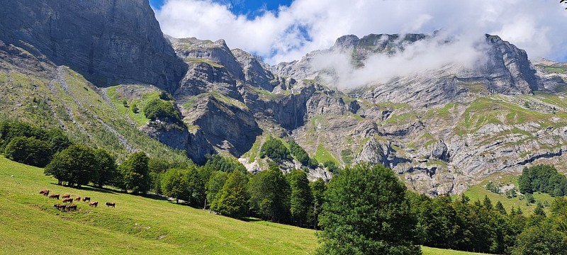 Pierre Fendue depuis le Cochenet - sentier pédestre_Cordon